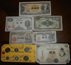 Vintage Japanese Coin and Currency Lot, straight from a GI's Duffle Bag - Picture 1 of 3