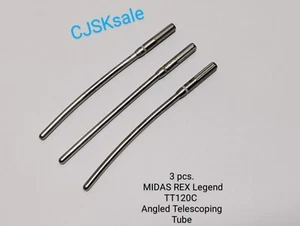 3 pcs. MIDAS REX Legend TT120C Angled Telescoping Tube (USED). - Picture 1 of 8