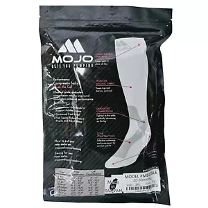 Mojo Compression Socks 3XL, 20-30mmHg EX-Wide Calf Compression Stockings, Black - Picture 1 of 5