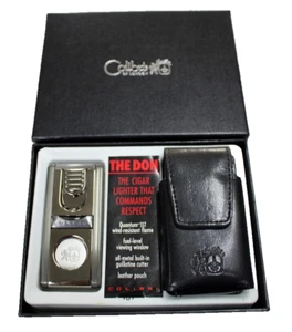 Vintage Colibri of London  “The Don” Cigar & Guillotine Cutter w/ Case, Box - Picture 1 of 10