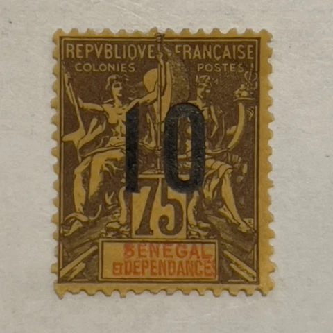 1912 SENEGAL FRENCH COLONY STAMP #78 UNUSED ORIGINAL GUM Cover