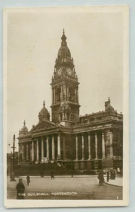 Postcard The Guildhall. Portsmouth RPPC - Picture 1 of 2