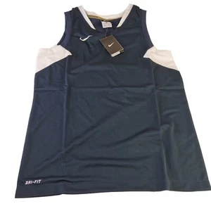 Womens Nike Navy And White Vest Size L - Picture 1 of 3