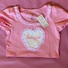 NEW- Little for Big Crop Top Adult - Baby Girl Size S