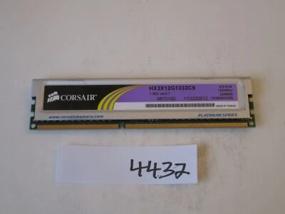 Corsair HX3X12G1333C9 2Gb PC3-10600 1333Mhz DDR3 Desktop Memory RAM (4432) - Image 1 of 2