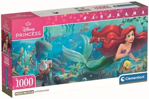 NEW Clementoni Panorama Jigsaw Puzzle 1000 Pieces 39893 The Little Mermaid - Imagen 1 de 2