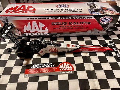Doug Kalitta Mac Tools 2023 Top Fuel World Champion Dragster - Image 1 of 3