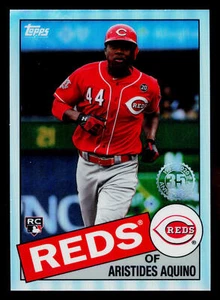 2020 TOPPS CHROME 1985 BASEBALL REFRACTORS #85TC-21 ARISTIDES AQUINO RC NM - Picture 1 of 2