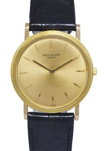 Patek Philippe Calatrava 18k Yellow Gold Mens 32mm Manual Watch 3520 - Picture 1 of 10