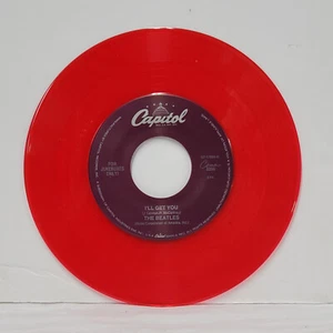 THE BEATLES She Loves You / I'll Get You 7" Red Colored NM Vinyl JUKEBOX 45rpm - Imagen 1 de 2