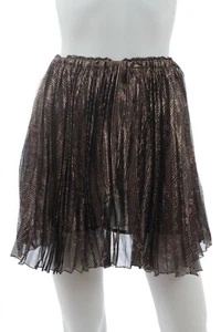 Isabel Marant Metallic Silk-Blend Pleated Skirt / Metallic / RRP: £450.00 - Picture 1 of 4
