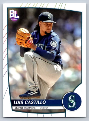 2023 Topps Big League #180 Luis Castillo Seattle Mariners   Baseball Card - Image 1 of 2