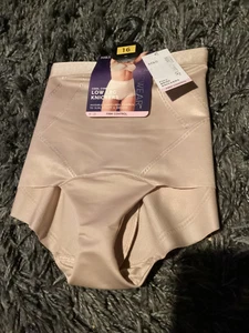 Nuevo con etiquetas Nuevo M&S Marks Spencer Magicwear Control Firme Pierna Baja Bragas Talla 16 Desnudo - Imagen 1 de 5