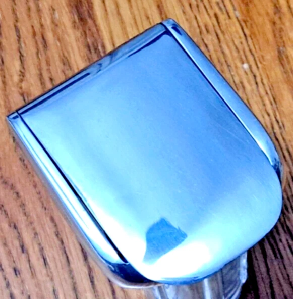 1961-63 Ford Early Style Polished Seat Belt Buckle Galaxie Fairlane Thunderbird - Image 1 of 4