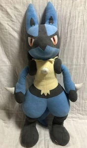 Vintage Heart Land Pokemon Lucario Stuffed Toy Over 50cm - Picture 1 of 8