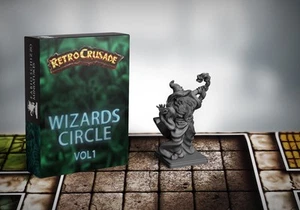 Figurine (HeroQuest & D&D compatibles) - Magicien modèle 1 - Foto 1 di 1