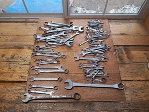 Lot Of Vintage Wrench Set Of Tools For Mechanic Os217 - Picture 1 of 13
