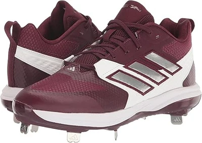 Novas Chuteiras de Beisebol Masculinas Adidas Icon 8 Metal Tamanho 10 Marrom/Branco - Imagem 1 de 4