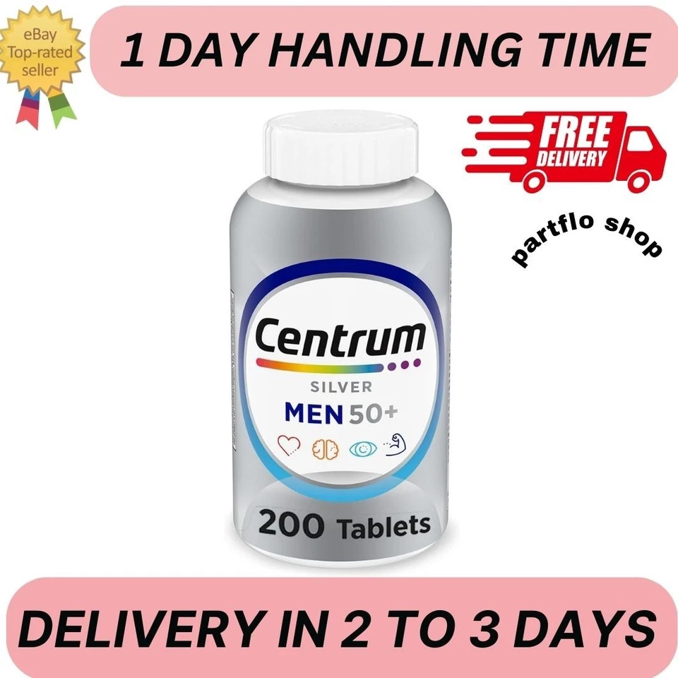Centrum Silver Men 50 Multivitamin 200 Tablets