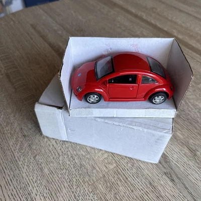 Franklin/Danbury mint Volkswagen beetle Black classic model 5" size Friction - Image 1 of 4