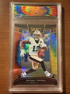 Michael Thomas 2018 Panini Select Tie-Dye /25 DGA PC Slab - Image 1 of 2