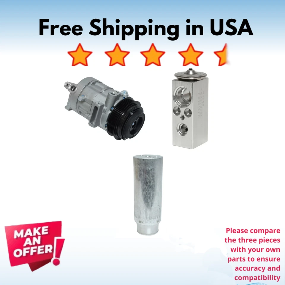 Kit Compressor A/C Fit Saturn LW300 2001-2003, Saturn LW2 2000, Saturn LS2 2000 - Image 1 of 1