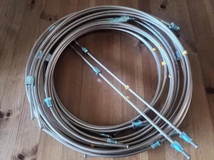 Land Rover Defender 110 with ABS Brake Line pipe set kit Cupro Nickel 1414R - Picture 1 of 2