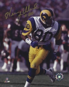 Henry Ellard Los Angeles Rams Receiver 1983-93 handsigniertes 8x10 Foto Redskins - Bild 1 von 1