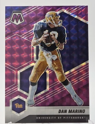 2022 Mosaic Draft Picks Dan Marino Purple Mosaic Prizm/49 - Dolphins, Pitt - Image 1 of 3