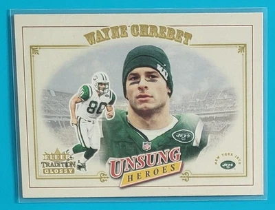 2001 Fleer Tradition Unsung Heroes #316 Wayne Chrebet New York Jets Football  - Image 1 of 2