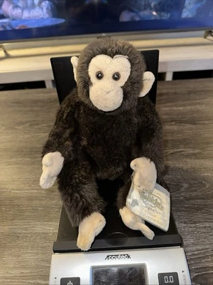 Ganz Webkinz Signature Chimpanzee 10” Plush New with Unused Code WKSS2007 - Image 1 of 3