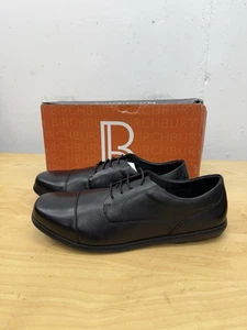 Birchbury Brenston Barefoot Dress Shoes Black Minimalist Slip-on 15 In Box - Picture 1 of 8
