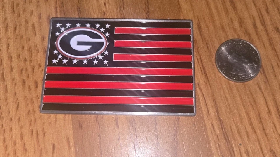 UGA ALL-AMERICAN COIN W/ D.POLLAK H.WALKER & B.BOWERS ON SIDE &UGA FLAG ON BACK - Image 1 of 4
