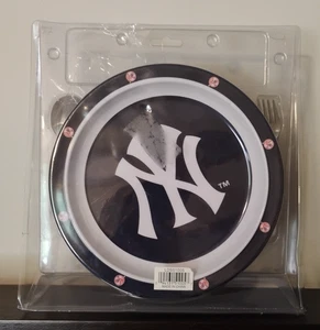 Juego de vajilla de regalo de 5 piezas MLB NY Yankees para niños pequeños - Imagen 1 de 4