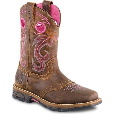 红翼爱尔兰工作靴安全钢头 83208 防水牛仔女式 US 11 — 第 1/4 张图片