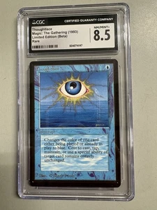 Magic: The Gathering Magic The Gathering Edición Limitada Beta Thoughtlace CGC 8,5 Casi Nuevo/Como Nuevo+ - Imagen 1 de 4