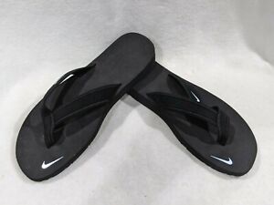 Nike Celso Girl Black/White Women's Thong Flip Flop Sandals - Size 7/8/9/12 NWB