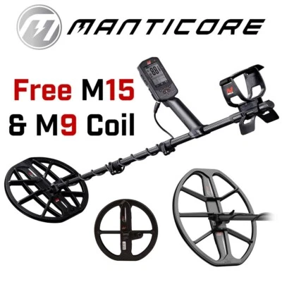 Minelab Manticore Detector + FREE M9 & M15 Coils -  Crawfords Metal Detectors - Image 1 of 4