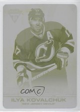 2011-12 Panini Titanium Printing Plate Yellow 1/1 Ilya Kovalchuk #82 0a1