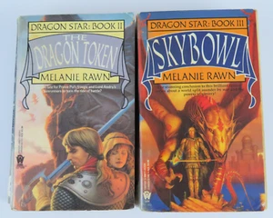 Dragon Star Books 1&2 by Melanie Rawn - The Dragon Token - Skybowl Paperback Lot - Picture 1 of 9