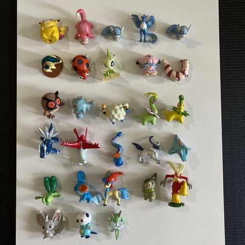 Vintage Tomy Pokemon Lot 28 Figures Set Collection Dialga Blaziken Kaldeo Celebi Cover