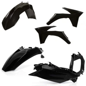 ACERBIS KIT PLASTICHE CARENE KTM EXC 125 250 300 350 450 500 2012 2013 NERO - Foto 1 di 1