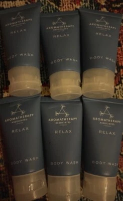 Aromatherapy Associates Relax Body Wash 6 X 40ml Brand New Sealed 240ml Total