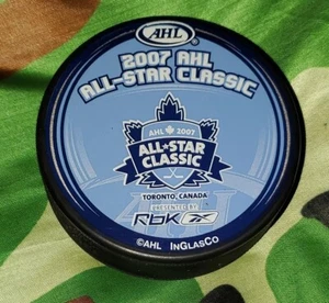 2007 ALL STAR CLASSIC ST. JOHN'S MAPLE LEAFS AHL RBK COLLECTORS INGLASCO PUCK - Bild 1 von 9