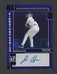JOE RYAN 2022 DONRUSS BLUE FOIL SIGNATURE SERIES AUTO ROOKIE #ED37/99 - Picture 1 of 1