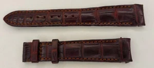 Authentic Glashutte Original Brown Alligator Watch Strap 19/16mm 88+120mm OEM - Picture 1 of 3