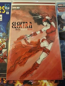 ELEKTRA: BLACK WHITE & BLOOD #1 - SABINE RICH TRADE VARIANT MARVEL 2022 - Bild 1 von 1