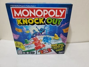 Hasbro Monopoly KNOCK OUT Board Game 2-8 Players Family Party Game 195166251936 - Picture 1 of 5