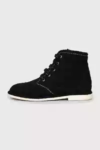 Chanel Black Fabric Lace Up Ankle Bootie Size 40 US 10 UK 7 AU 9 - Picture 1 of 5