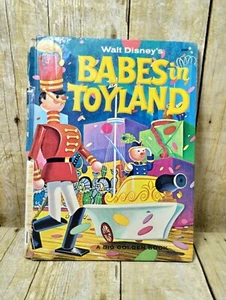 1961 Walt Disney's Babes in Toyland Big Golden Press Hardcover Book Damaged - Picture 1 of 11
